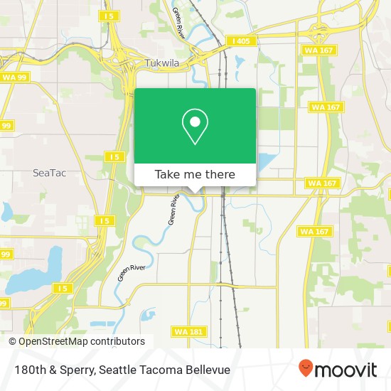 180th & Sperry, Tukwila, WA 98188 map