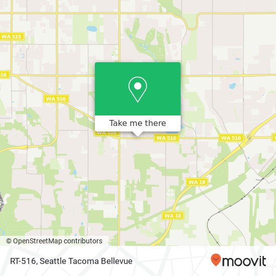 Mapa de RT-516, Kent, WA 98042