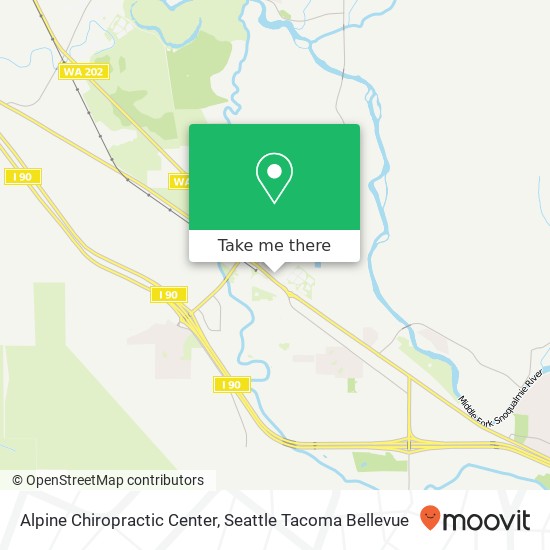 Mapa de Alpine Chiropractic Center, 118 Downing Ave N