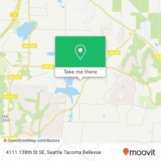 4111 138th St SE, Mill Creek, WA 98012 map