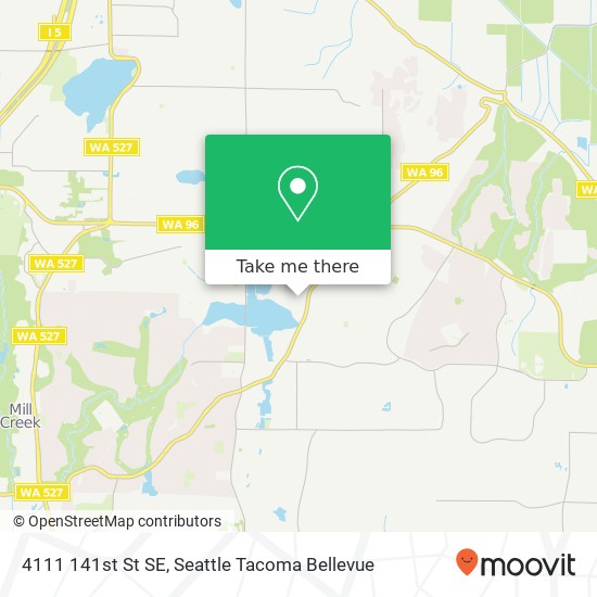 4111 141st St SE, Mill Creek, WA 98012 map