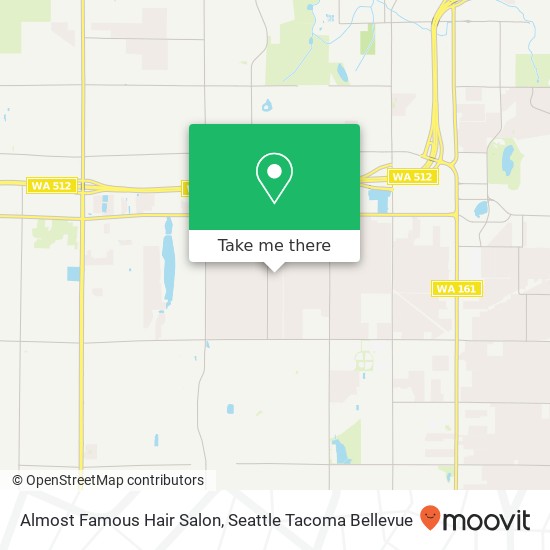 Almost Famous Hair Salon map