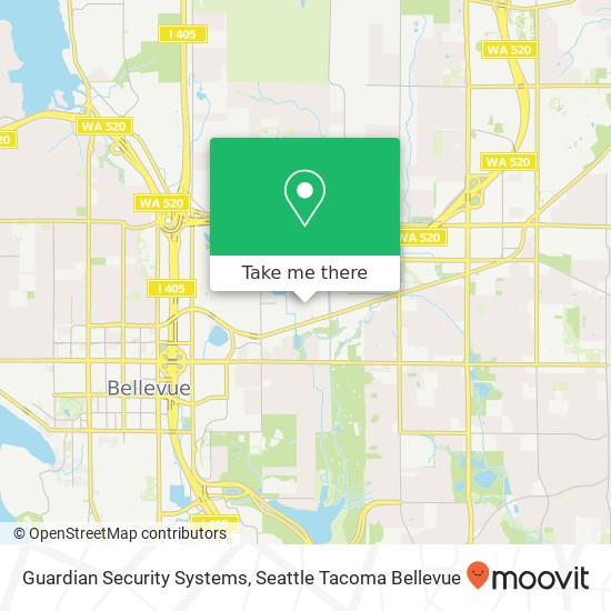 Mapa de Guardian Security Systems, 12841 NE 14th Pl