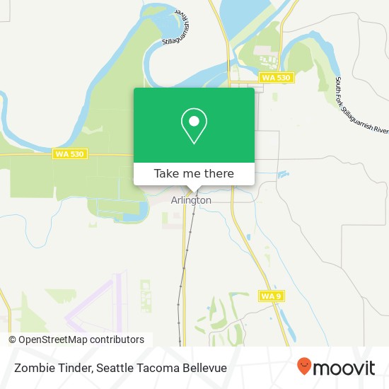 Mapa de Zombie Tinder, 20611 67th Ave NE