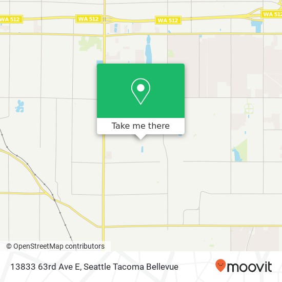 Mapa de 13833 63rd Ave E, Puyallup, WA 98373