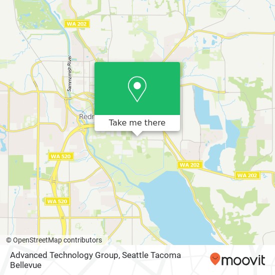 Mapa de Advanced Technology Group, 17371 NE 67th Ct