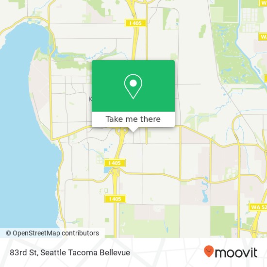 Mapa de 83rd St, Kirkland, WA 98033