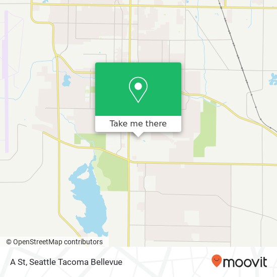 Mapa de A St, Tacoma, WA 98444