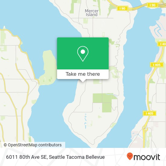 6011 80th Ave SE, Mercer Island, WA 98040 map