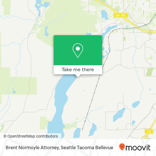 Mapa de Brent Normoyle Attorney, 4527 Black Lake Belmore Rd SW