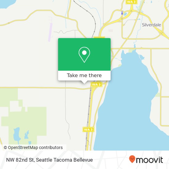 Mapa de NW 82nd St, Silverdale, WA 98383