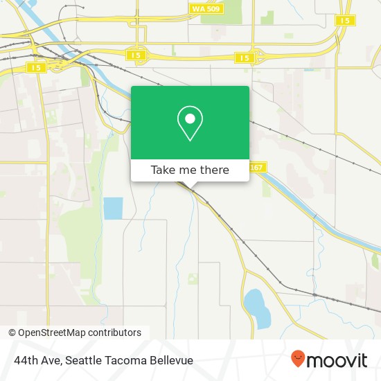 Mapa de 44th Ave, Tacoma, WA 98443