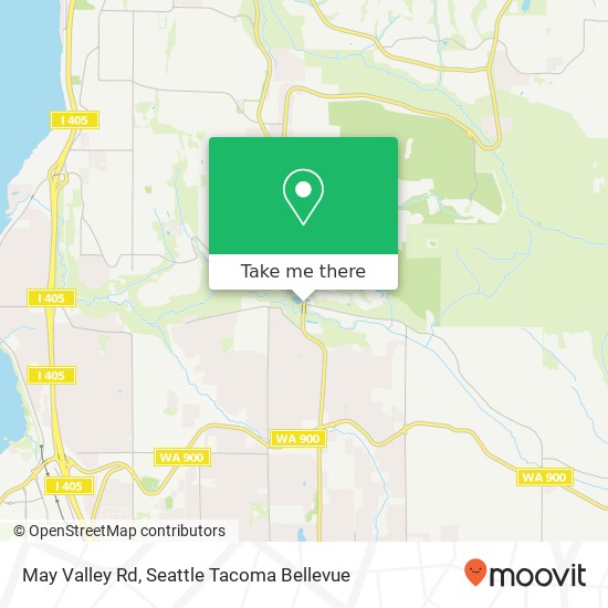 Mapa de May Valley Rd, Newcastle, WA 98059