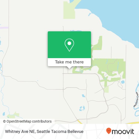 Mapa de Whitney Ave NE, Lacey, WA 98516