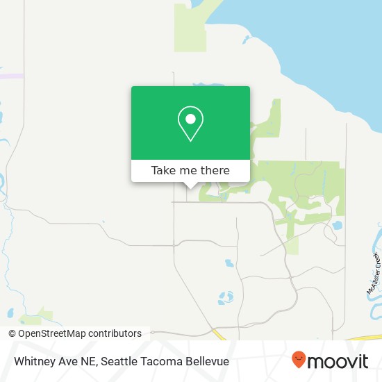 Whitney Ave NE, Lacey, WA 98516 map