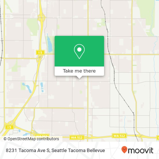 8231 Tacoma Ave S, Tacoma, WA 98408 map