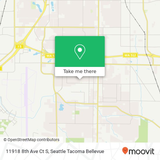 11918 8th Ave Ct S, Tacoma, WA 98444 map