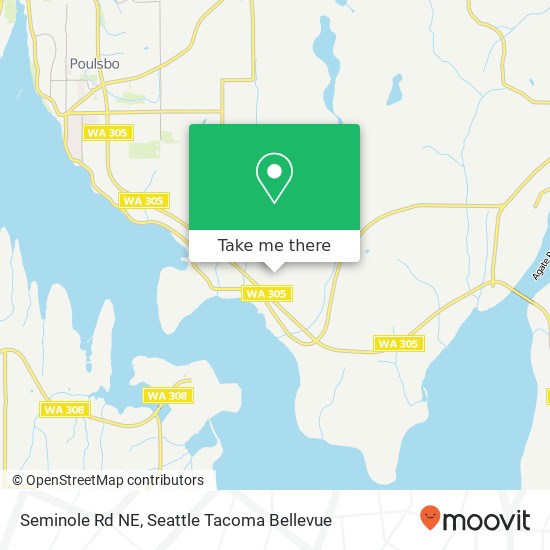 Seminole Rd NE, Poulsbo, WA 98370 map