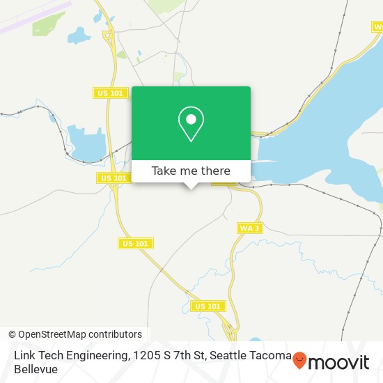 Mapa de Link Tech Engineering, 1205 S 7th St