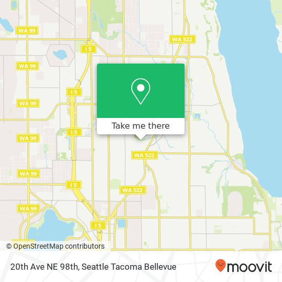 20th Ave NE 98th, Seattle, WA 98115 map