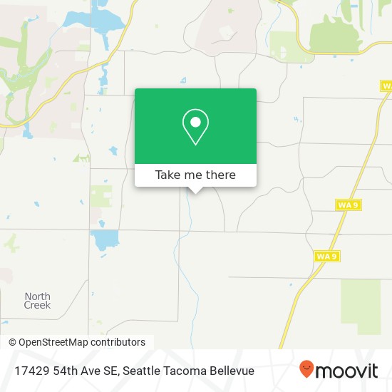 Mapa de 17429 54th Ave SE, Bothell, WA 98012