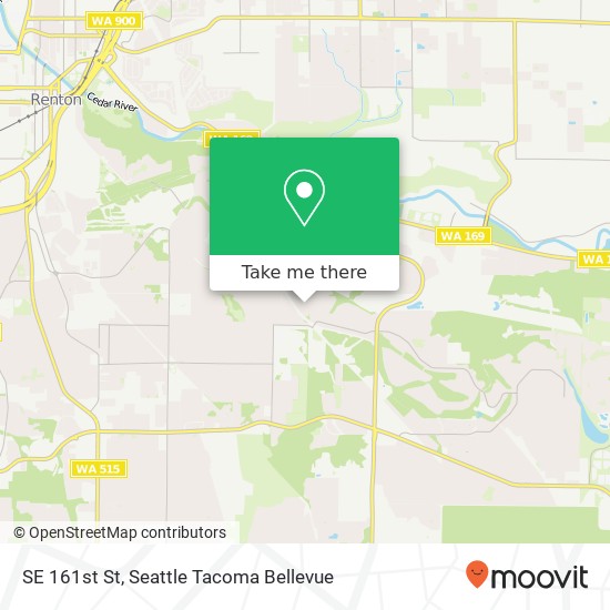 Mapa de SE 161st St, Renton, WA 98058