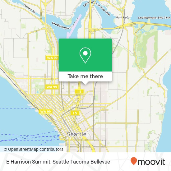 Mapa de E Harrison Summit, Seattle, WA 98102