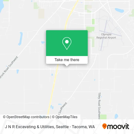 Mapa de J N R Excavating & Utilities