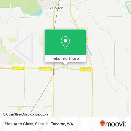 Mapa de Side Auto Glass, 17323 73rd Ave NE
