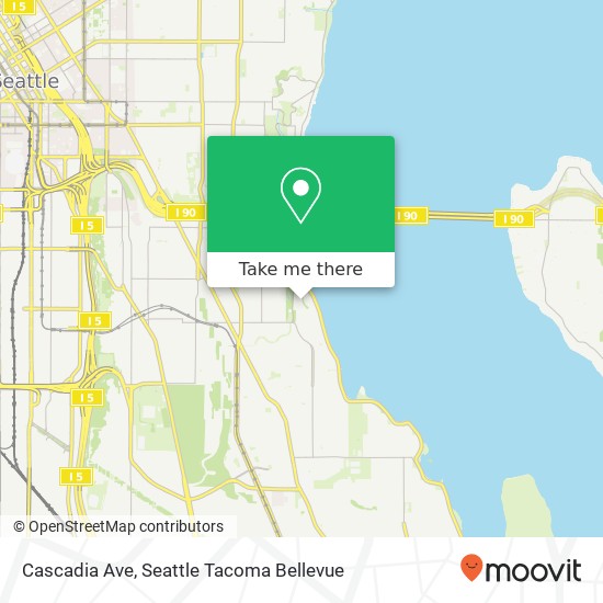 Mapa de Cascadia Ave, Seattle, WA 98144