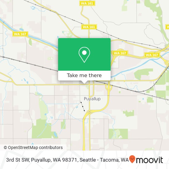 3rd St SW, Puyallup, WA 98371 map