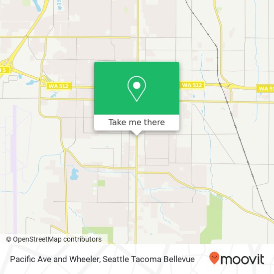 Pacific Ave and Wheeler, Tacoma, WA 98444 map