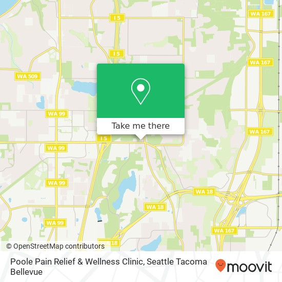 Poole Pain Relief & Wellness Clinic, 3820 S 320th St map