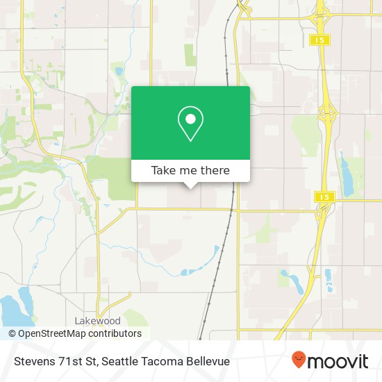 Stevens 71st St, Tacoma, WA 98409 map