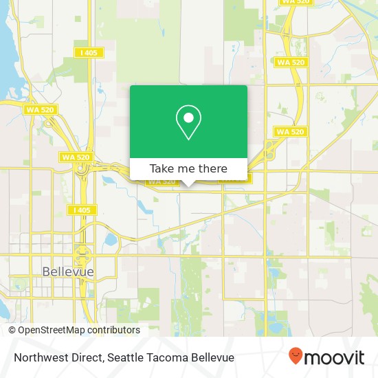 Northwest Direct, 13240 NE 20th St map