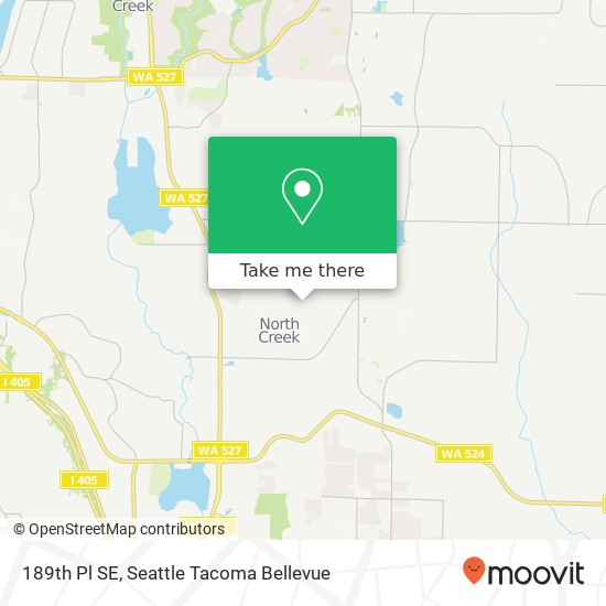 Mapa de 189th Pl SE, Bothell, WA 98012