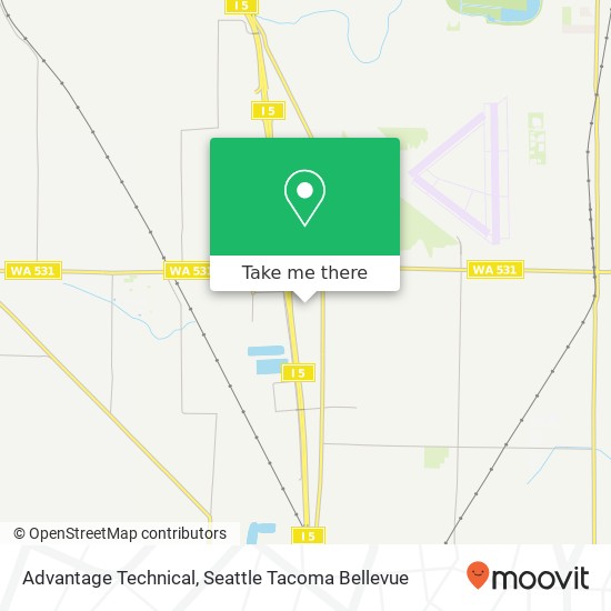 Mapa de Advantage Technical, 16710 Smokey Point Blvd