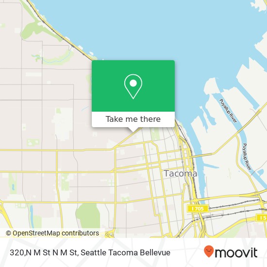 320,N M St N M St, Tacoma, WA 98403 map