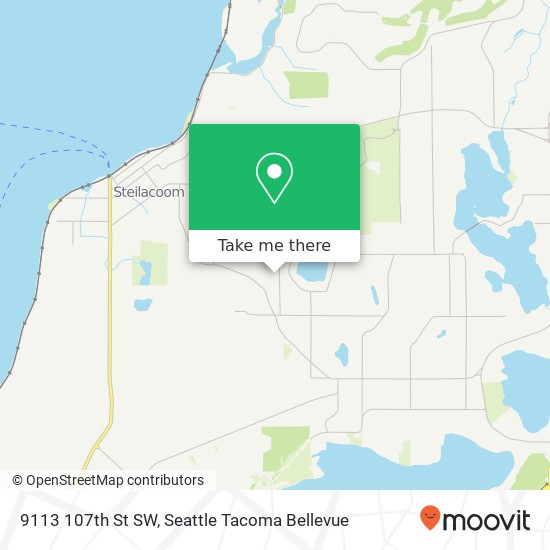 Mapa de 9113 107th St SW, Lakewood, WA 98498