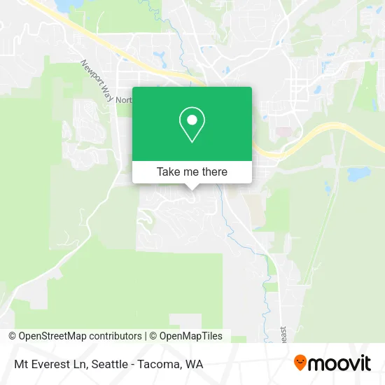 Mapa de Mt Everest Ln
