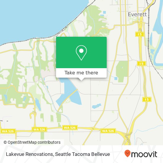 Lakevue Renovations map