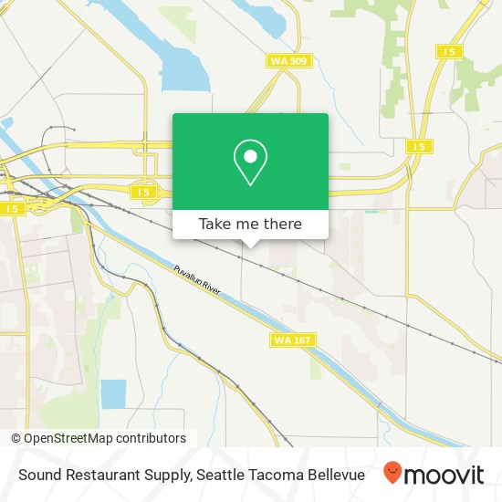 Sound Restaurant Supply map