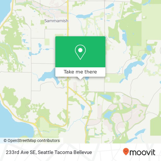 Mapa de 233rd Ave SE, Sammamish, WA 98075