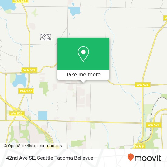 Mapa de 42nd Ave SE, Bothell, WA 98021