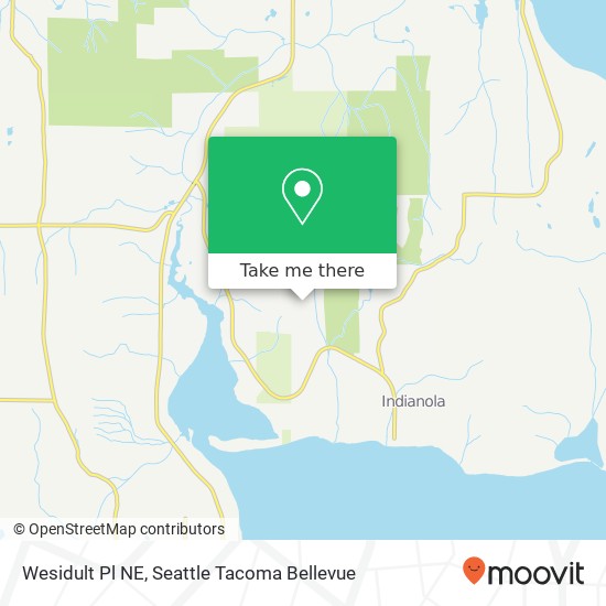 Mapa de Wesidult Pl NE, Poulsbo, WA 98370