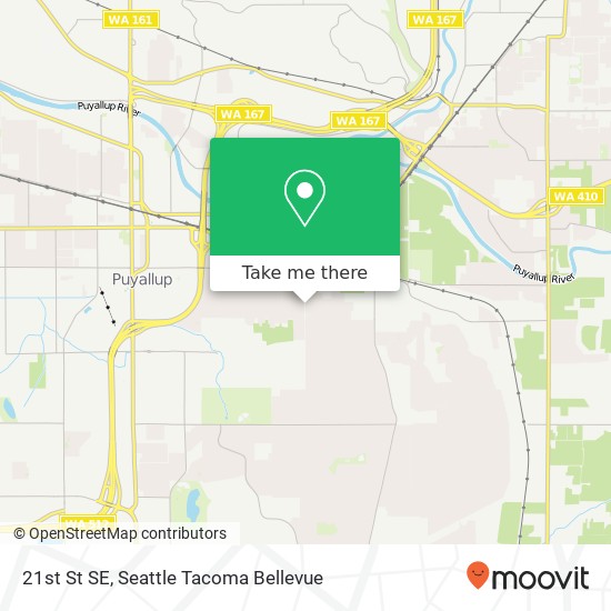 Mapa de 21st St SE, Puyallup, WA 98372