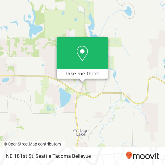 NE 181st St, Woodinville, WA 98077 map