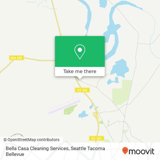 Mapa de Bella Casa Cleaning Services, 1650 E Shelton Springs Rd