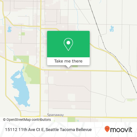 Mapa de 15112 11th Ave Ct E, Tacoma, WA 98445