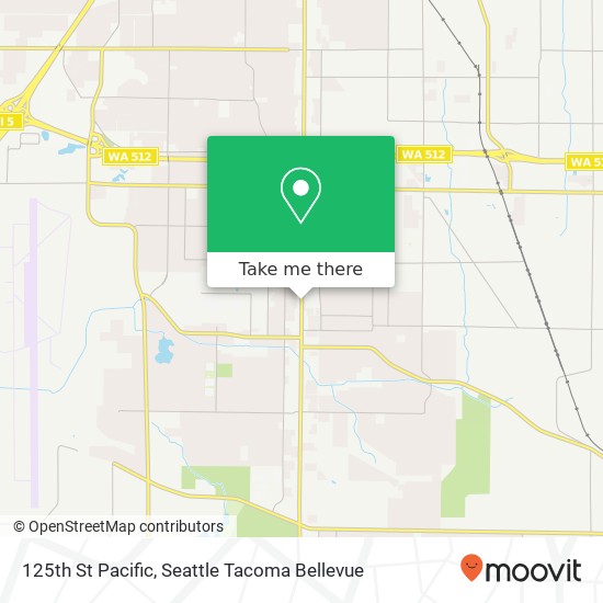 Mapa de 125th St Pacific, Tacoma, WA 98444